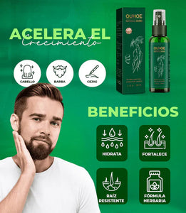 ¡Dile adiós a la caída del cabello con OUHOE🧴💪